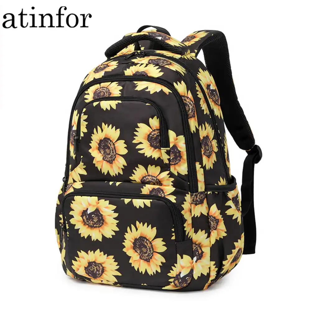 sunflower backpacks for school