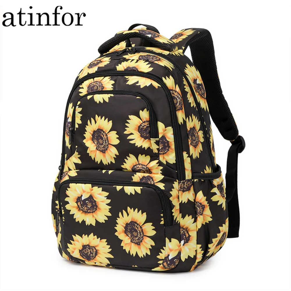 floral bookbag