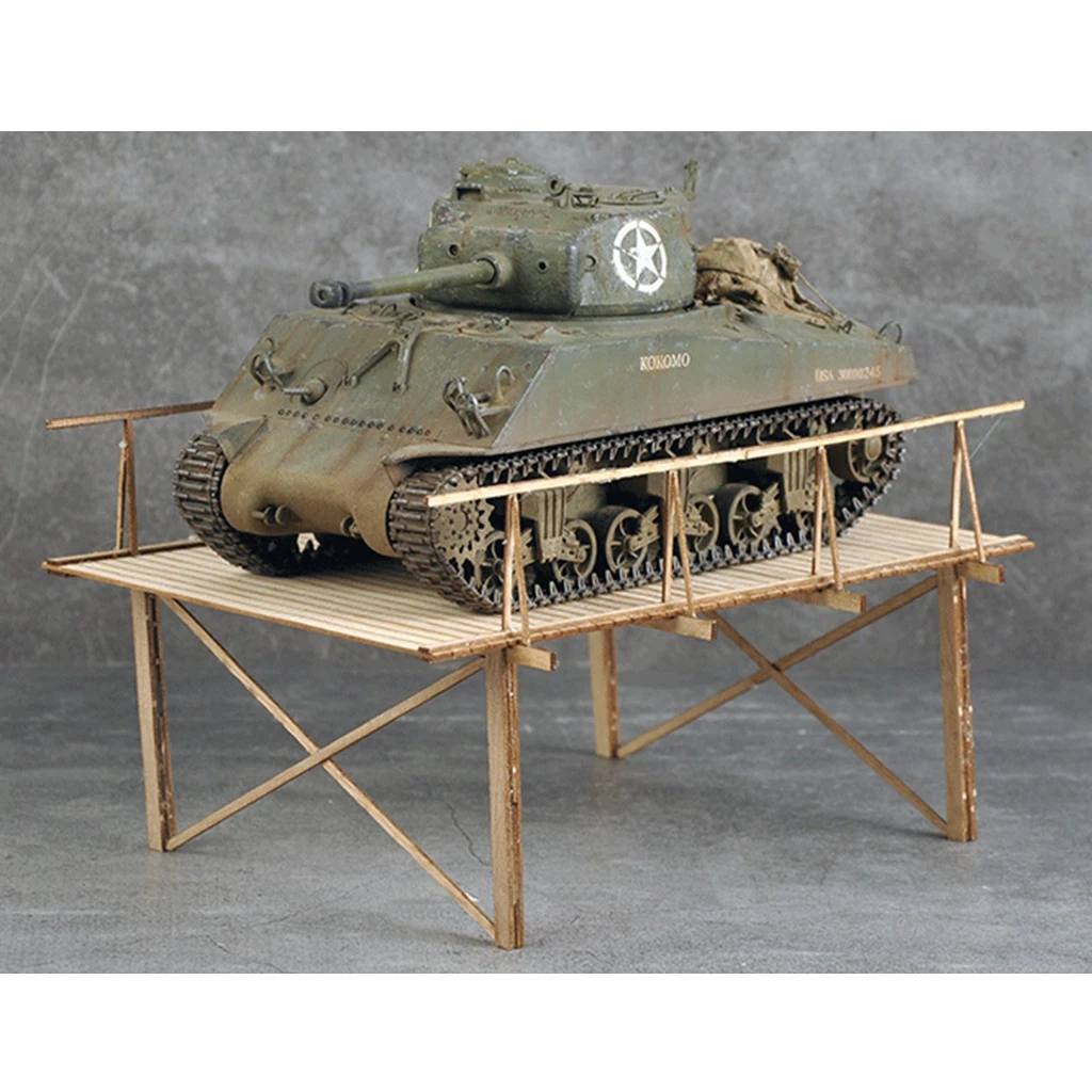 1/35 Scale военный танковый мост строительная модель сцена декорации аксессуары| |