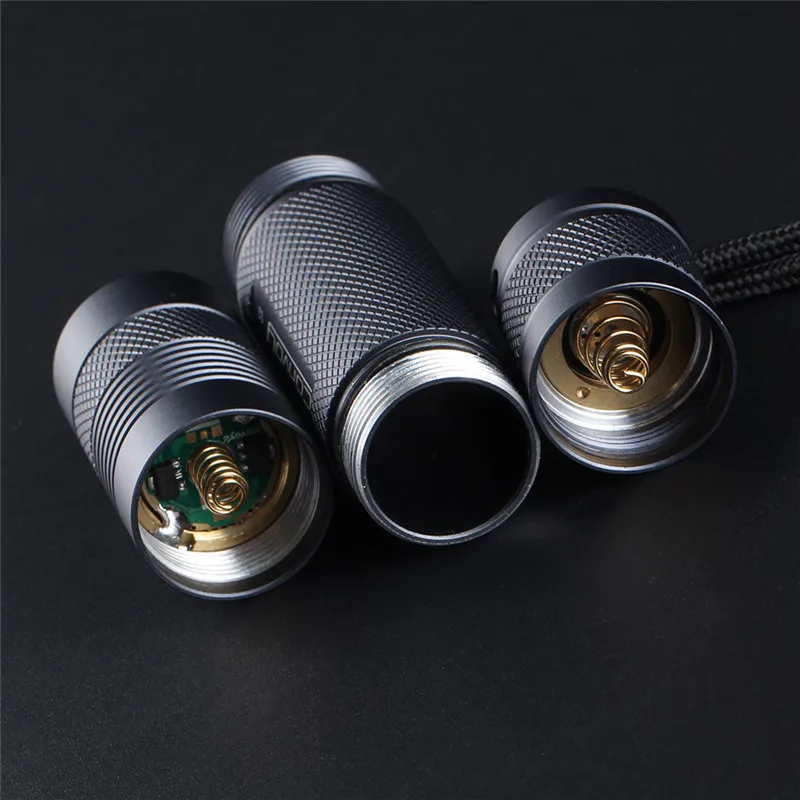 Convoy S2 Grey 7135*5 Driver 365nm Purple UV Flashlight Fluorescence Sterilization Banknote Detection Pen Torch Lantern Portable