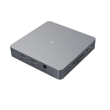 

USB3.1 Type C Hub USB C Hub Expands HDM VGA RJ45 11-In-1 Docking Station