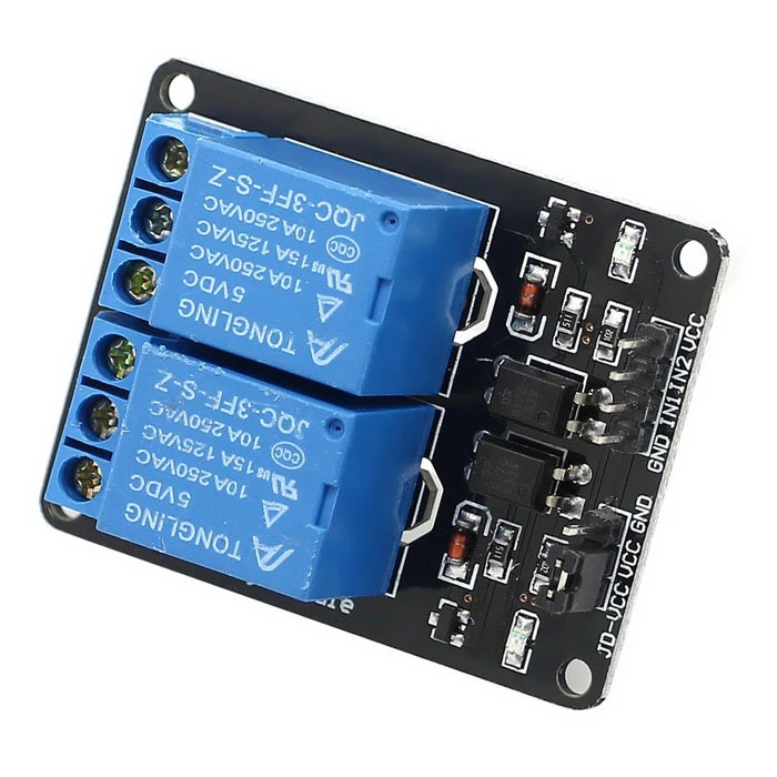 DIY PC817 2 CH 5V Relay Module Optocoupler Low Level Trigger Expansion