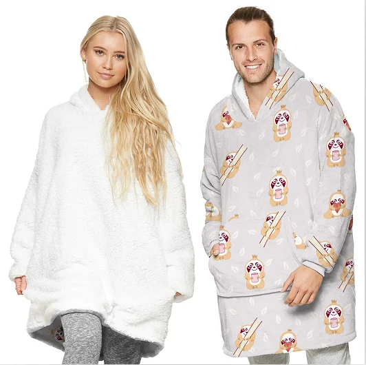 2020 New Winter Blanket Hoodie Wearable Oversized
