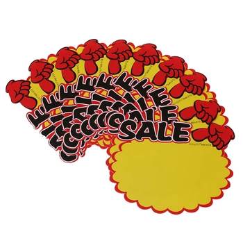 

Supermarket Sale Promotion Advertising Sign Price Tags Paper 10 Pcs