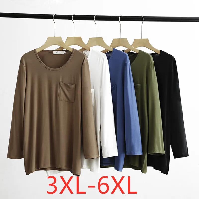 Женская футболка с длинным рукавом размеры до 6XL | одежда