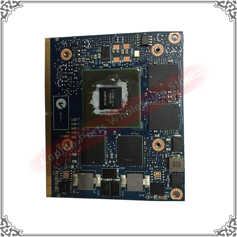 N15P-Q1-A2 2G видеокарта для ноутбука для DELL K1100 M4600 M4700 M4800 hp ZBOOK15 8570W 8770W Графика карты