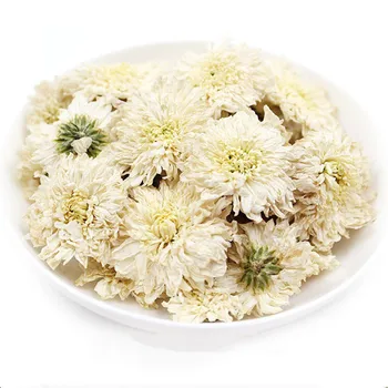 

Dried chrysanthemum flower tea chinese health herbal loose leaf tea natural buds 100g