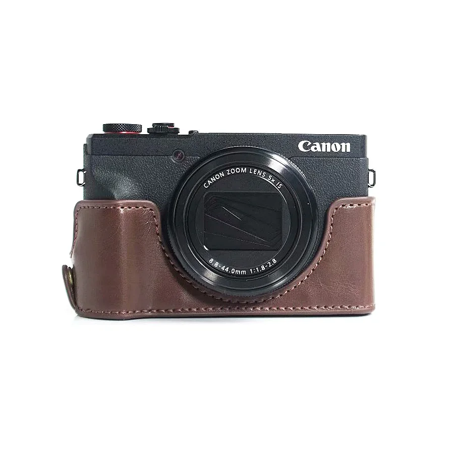Сумка для камеры PU чехол для Canon PowerShot G5X Mark II G5XII камера(несовместима с G5X
