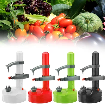 

Multifunction Electric Peeler For Fruit Vegetables Automatic Stainless Steel Apple Peeler Kitchen Potato Spiral Peeler Cutter