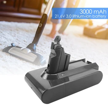 

21.6V 3.0 Li-ion Battery Vacuum Cleaner Replacement Rechargeable Replacement Home Battery for Dyson V6 DC58 DC59 DC61