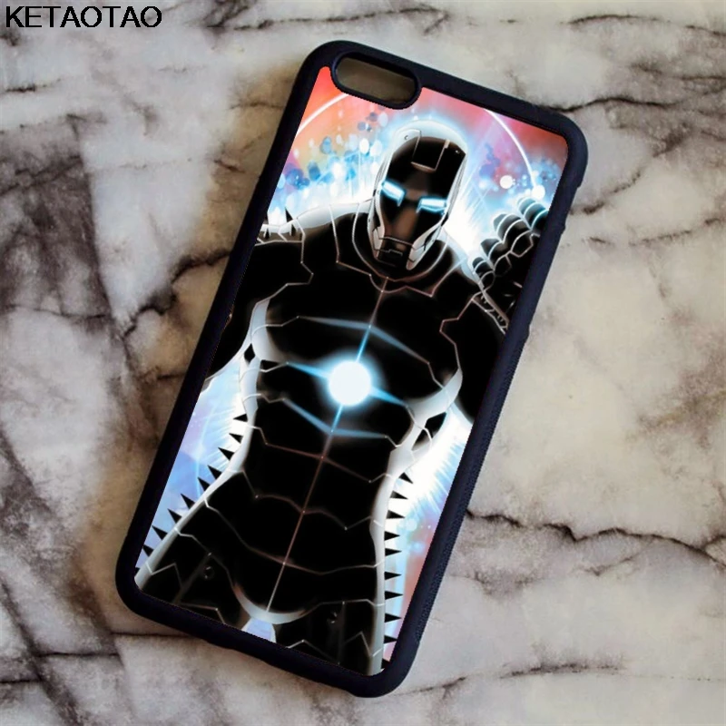 KETAOTAO Marvel Мстители чехол для телефона s для iPhone 4S SE 5C 5S 6S 7 8 Plus X XS XR 11 Pro Чехол Мягкий ТПУ резиновый силиконовый - Цвет: Слоновая кость
