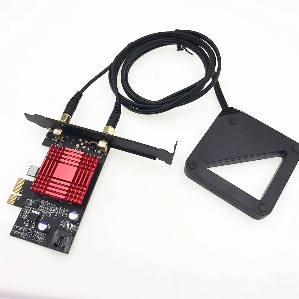 Внешняя антенна Беспроводная AC Чипсет Intel AX200 802.11ac 2400 Мбит/с настольный адаптер +