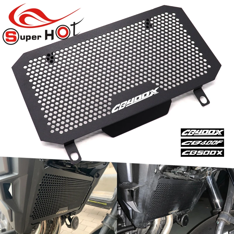 For Honda CB500X CB400F CB400X CB 400X 400F 500X Accessories Radiator Guard Grille Oil Cooler Cover Heat Shield Protector | Автомобили и
