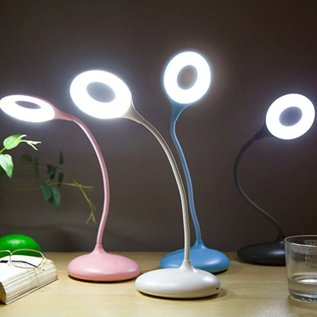 

Portable Ring Hose Outdoor Work LED Table Light USB Powered Tattoo Beauty Lamp Flexible Table Lamp For Bedroom Reading