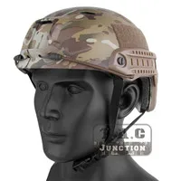 Multicam Emerson BJ ТИП простой Быстрый Шлем База прыжок Тактический Защитный аксессуары для мотоциклов страйкбол шлем для съемки w/боковая направляющая - Цвет: Multicam