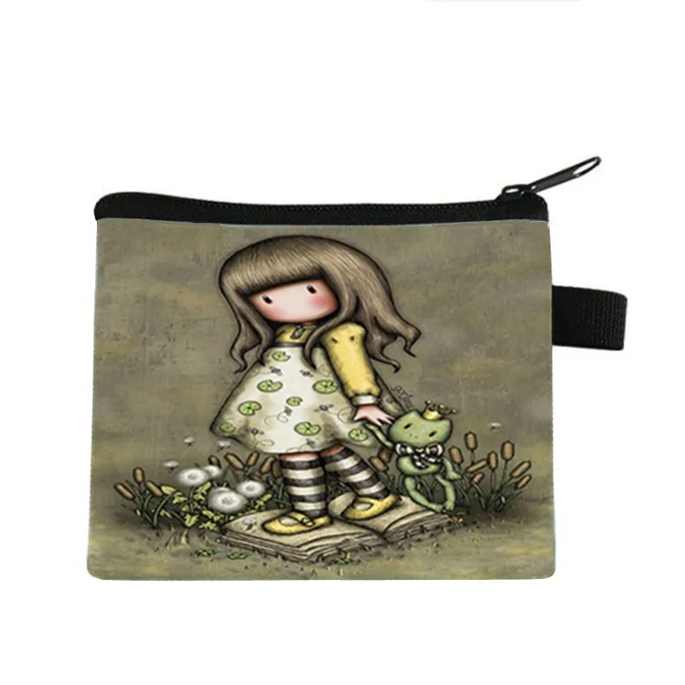 Game Wallet Student Boys And Girls Short Wallet Card Bag Pocket Change Purse Cute Coin Purse Clear Purse Small Pouch coin Bolsa