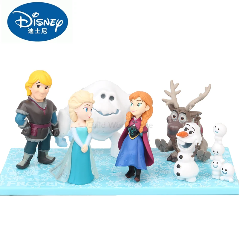 Disney Frozen 2 Снежная королева Эльза Анна ПВХ фигурка Олаф Кристоф Свен Аниме Куклы