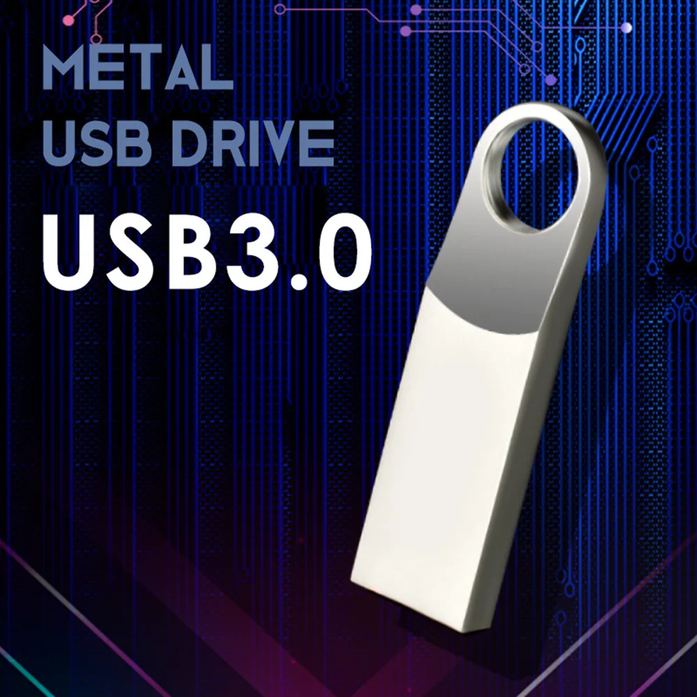 Mini Metal USB 3.0 Memory Stick High Speed U Disk Flash Drive Memory Stick Metal Sliver Color 4GB 8GB 16GB 32GB 64GB 128GB