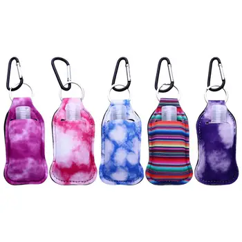 

5 Sets Squeeze Bottle with Neoprene Cover Empty Travel Bottles for Toiletry