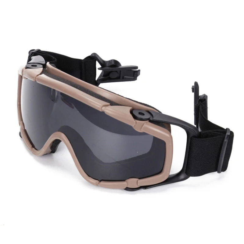 Airsoft баллистических очки для шлем охоты Пейнтбол защита глаз CS очки с Чехол