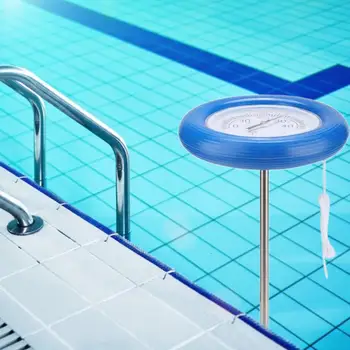 

Summer Swimming Pool Floating Thermometer Large Scale Round Water Temperature Measuring Device