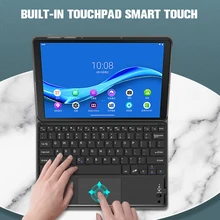 Touchpad Keyboard Case for Lenovo Tab M10 Plus, TB -X606F /X 2020 Keyboard Leather case for Tab M10 TB-X605F 2019