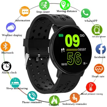 

W8S Color Screen Smart Bracelet Watch Heart Rate Monitor Fitness Tracker Pedometer Sports Wristband