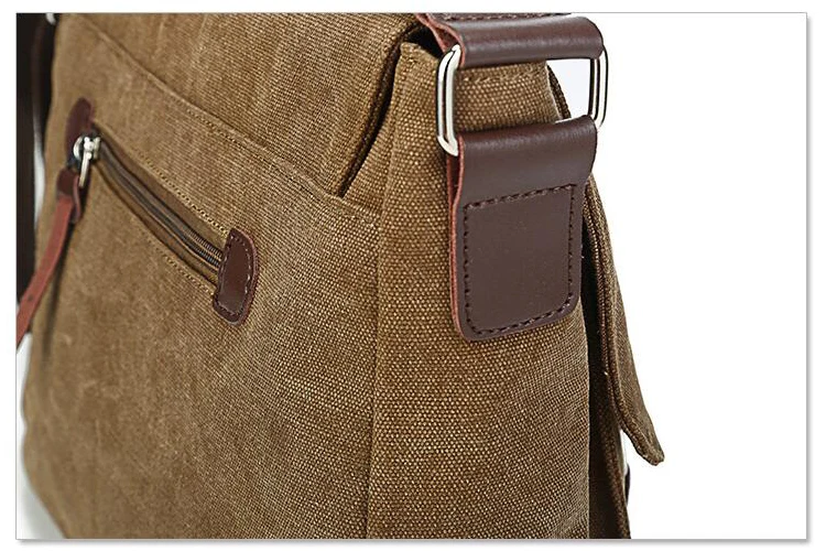 Men Vintage Canvas Bag Men Casual Crossbody Bag For Men Messenger Bag Man Travel Shoulder Bags Bolsa Masculina
