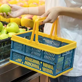 

Multifunction Storage Basket Desktop Sundries Storage Box Portable Toy Laundry Basket Fruit Baskets Dirty Clothes Organizer New