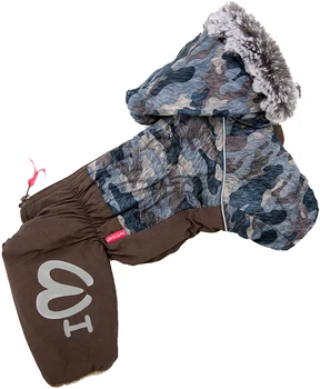 

FOR MY DOGS FOR MY DOGS overalls for dogs Camouflage Brown FW512-2018 M for boys