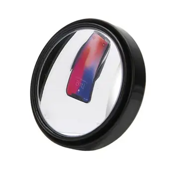 

1/2Pcs 360 Degree Adjustable Glass Frameless Car Rearview Rear View Mirror Reversing Wide Angle Auxiliary Blind Spot Mirror