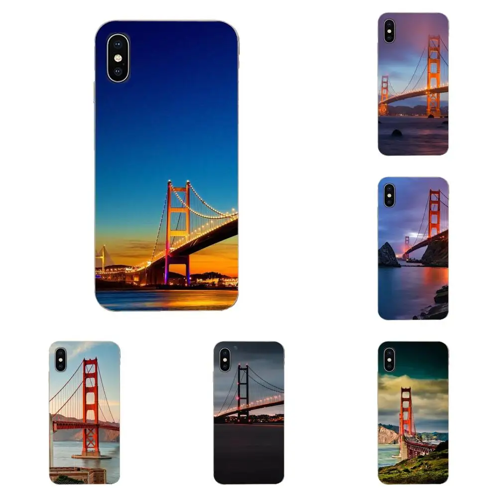 Модный чехол для Xiaomi Redmi 3 3S 4 4A 4X 5 6 6A 7 K20 Note 2 5A Plus Pro Сан-Франциско Golden Gate Bridge |