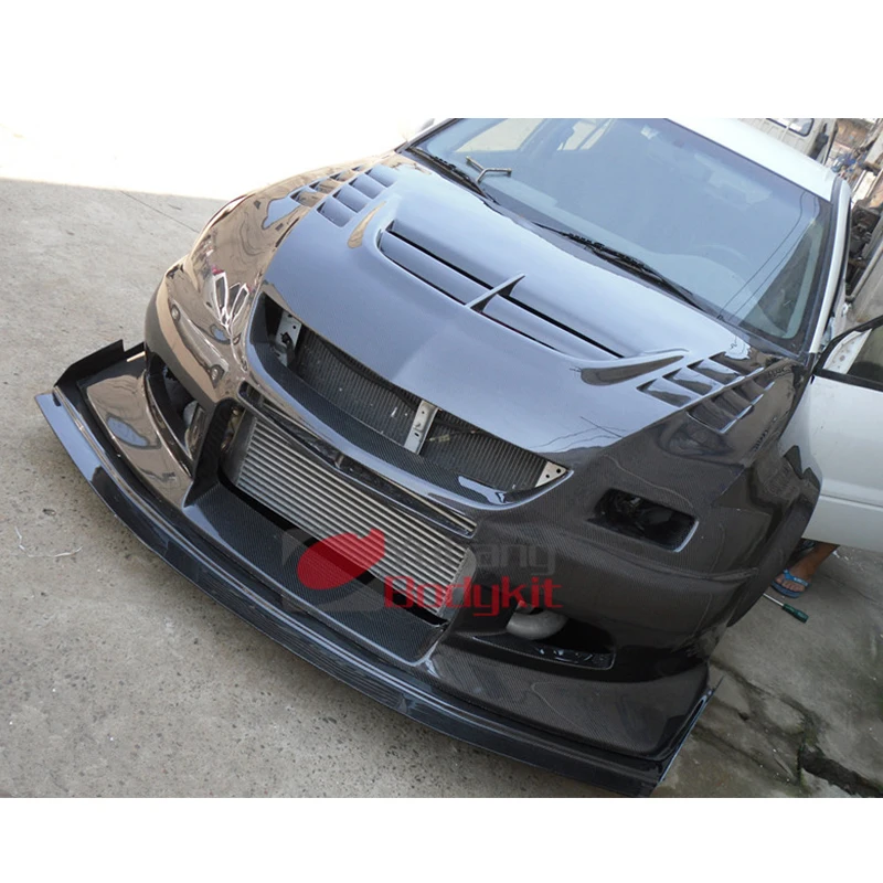 Vented Front Fenders (pair) Cf For Evolution Lancer Evo 7 8 9 Vc Style