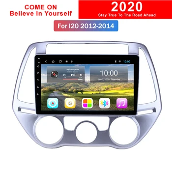 

2G RAM 9Inch Car Stereo GPS Navigation Screen Auto Radio Android 9.1 Display For Hyundai I20 Manual A/C 2012 Audio Head Unit