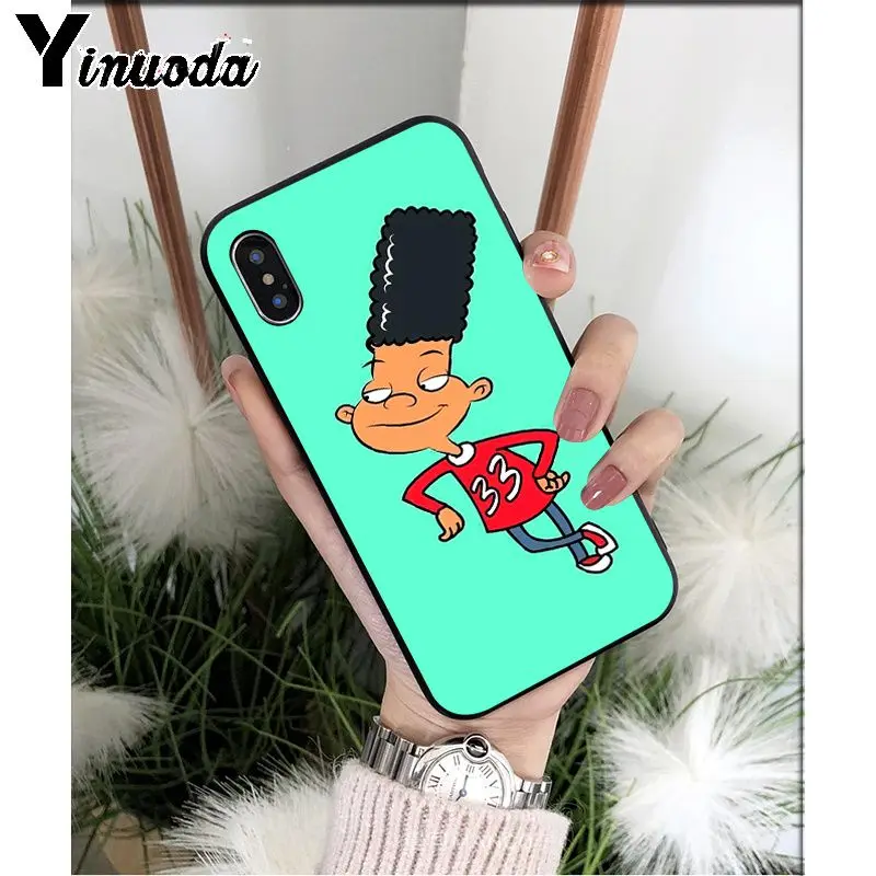 Yinuoda Hey Arnold TPU силиконовый мягкий черный чехол для телефона iPhone 5 5Sx 6 7 7plus 8 8Plus X XS MAX XR - Цвет: A4