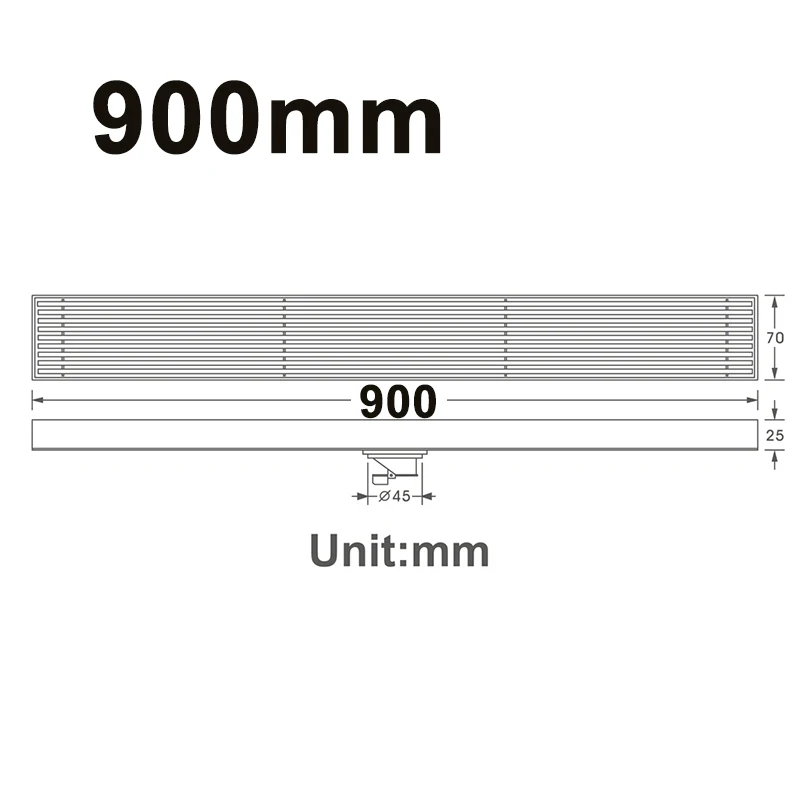 Длинные 120 см щеткой напольные стоки решетки отходов линейная плитка вставка дезодорирующий Тип длинный слив душ слив 304 нержавеющая сталь - Цвет: 90cm