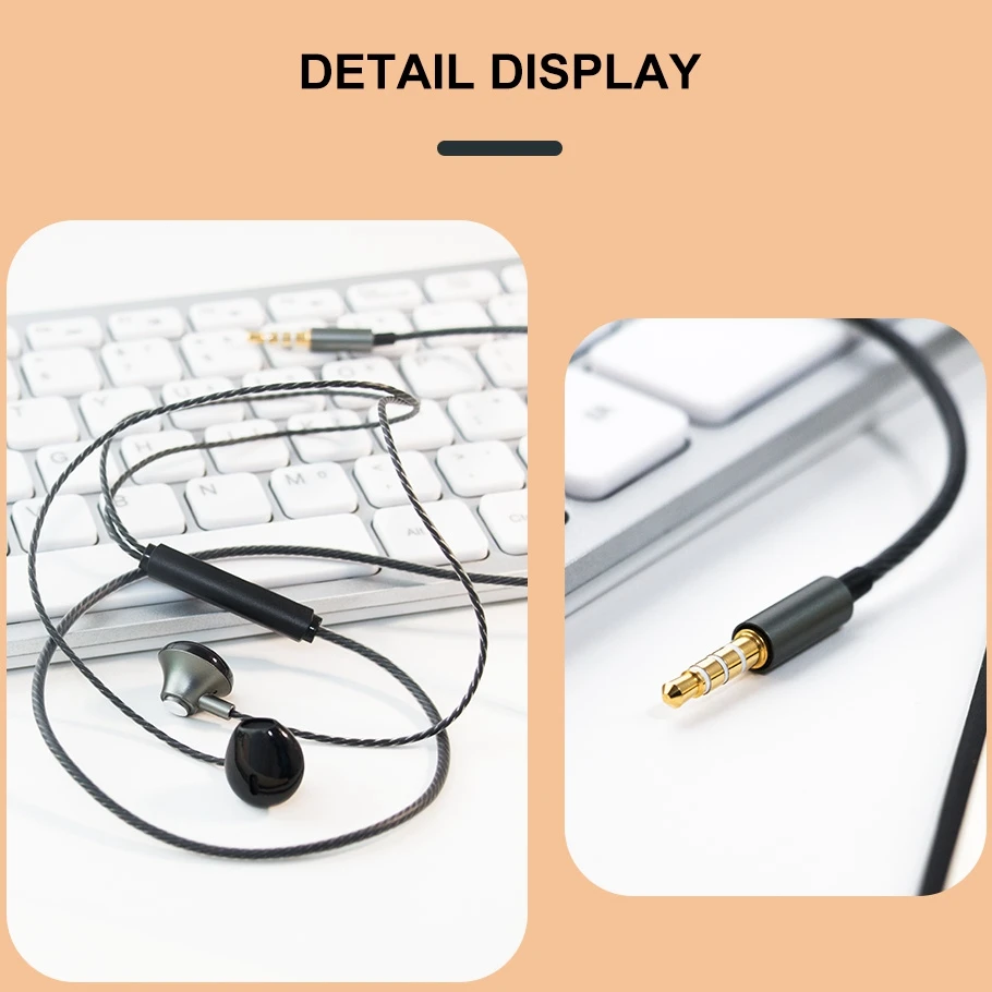 KISSCASE Verdrahtete Kopfhörer Für Telefon iPhone Xiao mi mi Samsung Huawei Headset In-ohr Kopfhöre