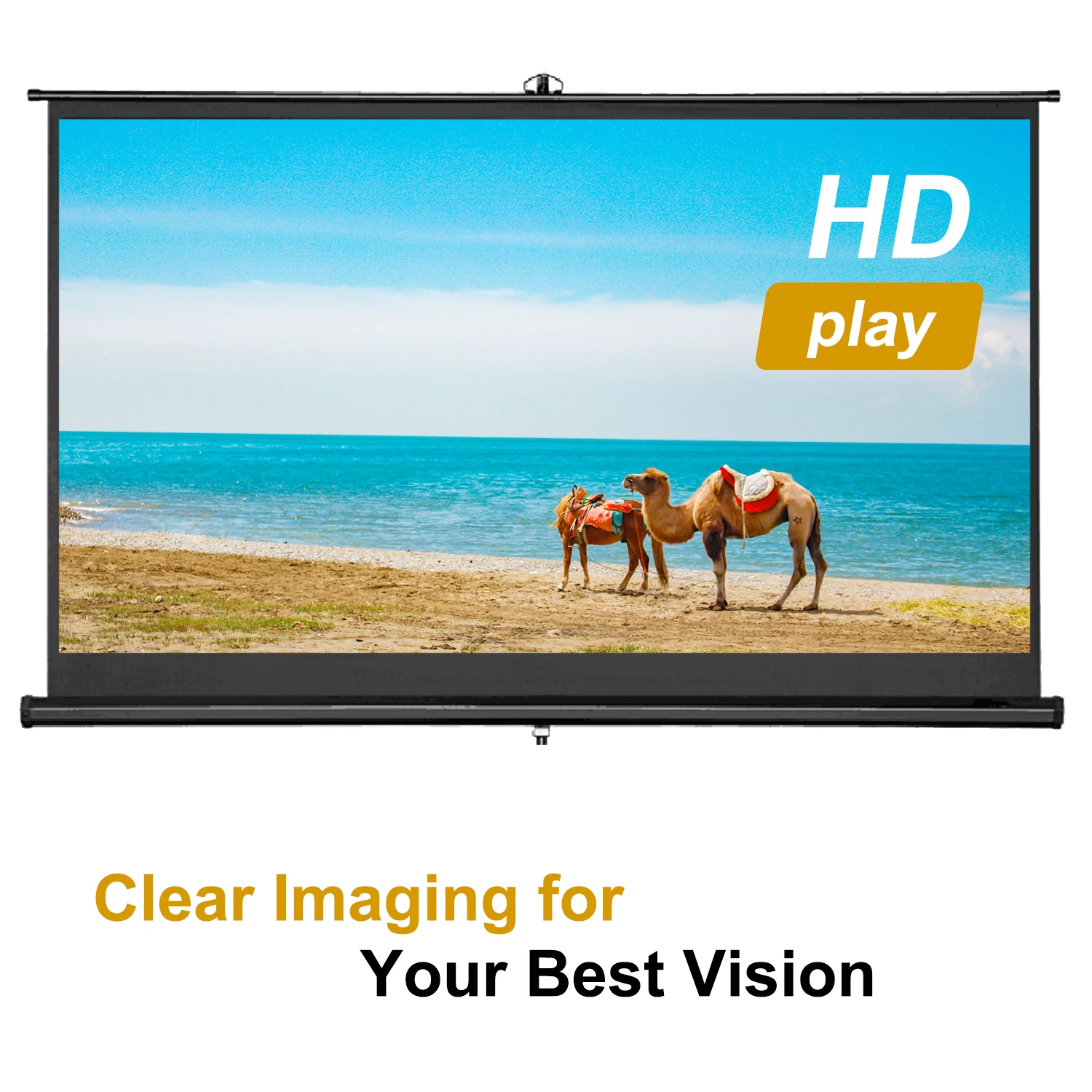 Экран для проектора 72 дюйма 100 штатив 16:9 портативный проекции 4K 3D-экран фильмов