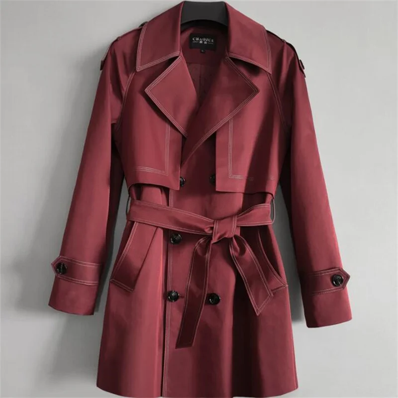 Windbreaker Trench Coats Men's Ветровка Мужская Autumn And Winter 2021