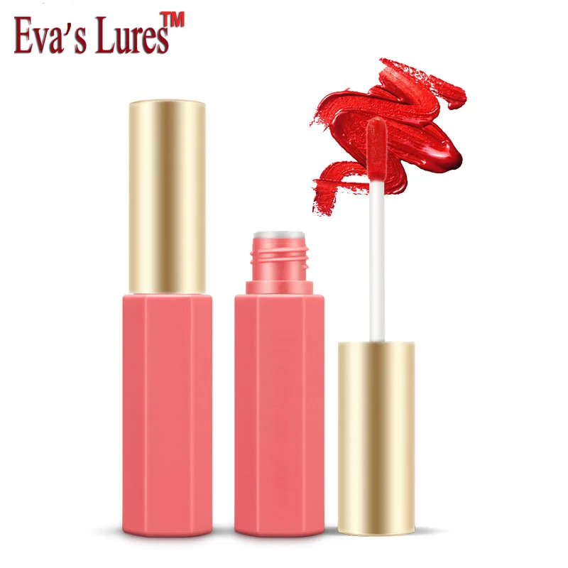 

Eva's Lure Matte Lip Gloss Charming Labial Makeup Velvet Rich Color Lipgloss Liquid Lipstick Waterproof Cosmetics