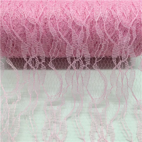 Pink Рулон кружева органза катушка ткань ленты 30*910 см Сетка Ткань DIY свадебное мероприятие лента на стул для вечеринки лук настольная дорожка украшения - Цвет: Pink