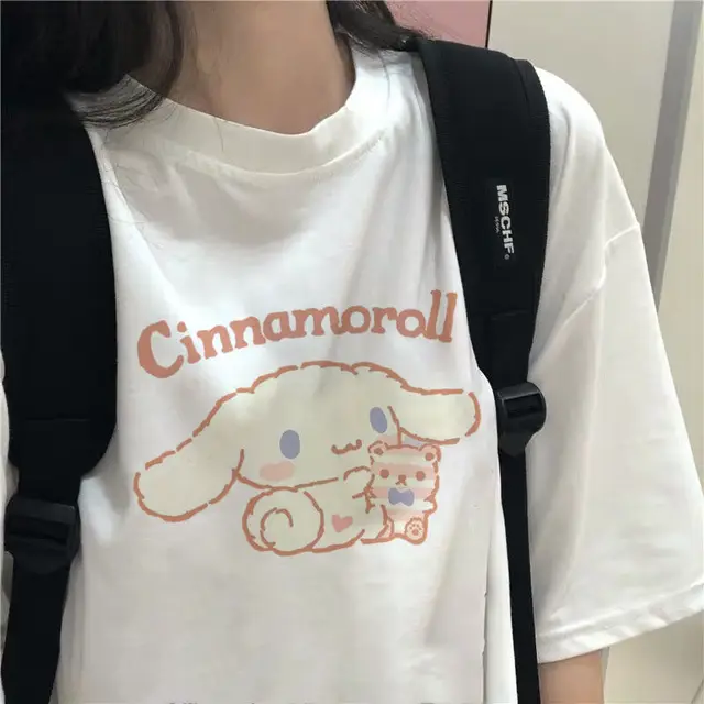 Cute Loose Cinnamoroll T-Shirt 5