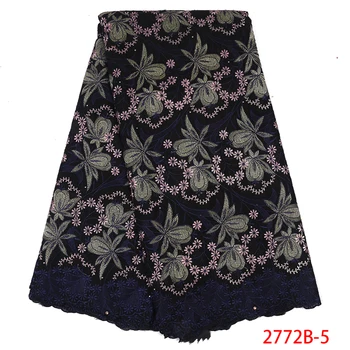 

Swiss Voile Lace In Switzerland Cotton Lace High Quality Embroidery African Dry Lace Fabric For Nigeria Man Lace Fabric QF2772B