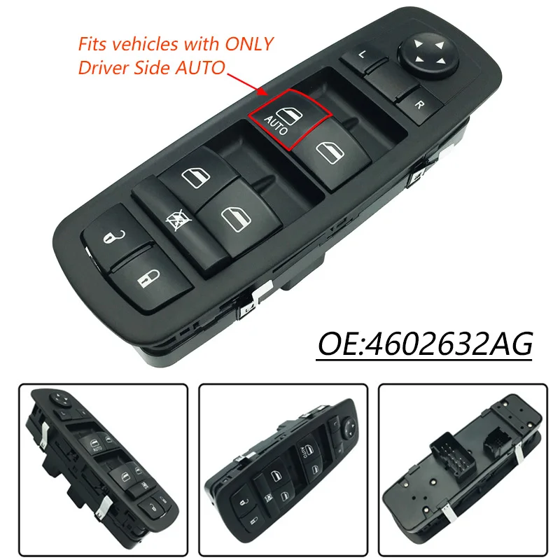 Переключатель Стеклоподъемника для Dodge Journey Nitro 2008-2012 Jeep Liberty AUTO Power Master 4602632AG 4602632AH