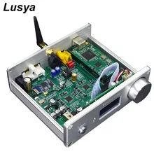 Двухъядерный AK4493 DSD USB оптический коаксиальный bluetooth 5,0 аудио декодер с OLED клавиатурой DC 12 в более чем ES9038Q2M