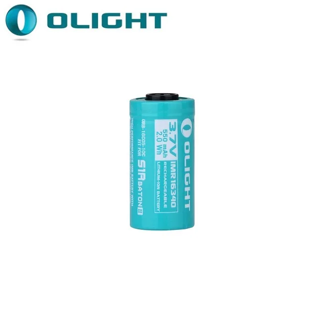 

Olight ORB-16C05-10C 16340 RCR123A 3.7V 550mAh battery suitable for S1R II