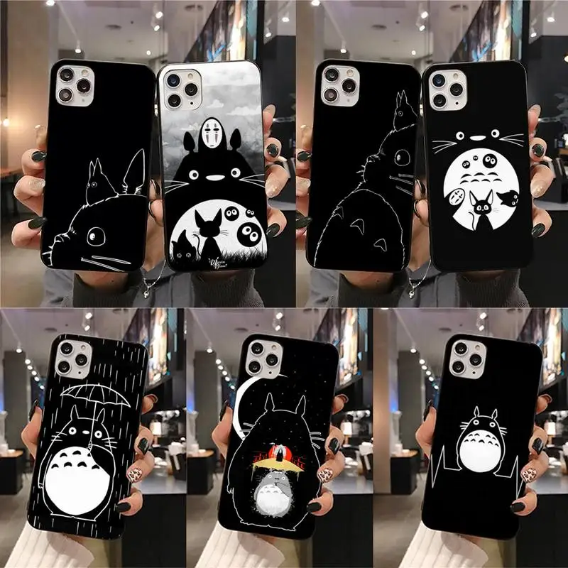 Чехол для телефона Studio Ghibli Totoro iphone 12 pro max mini 11 XS MAX 8 7 6 6S Plus X 5S SE 2020 XR | Мобильные