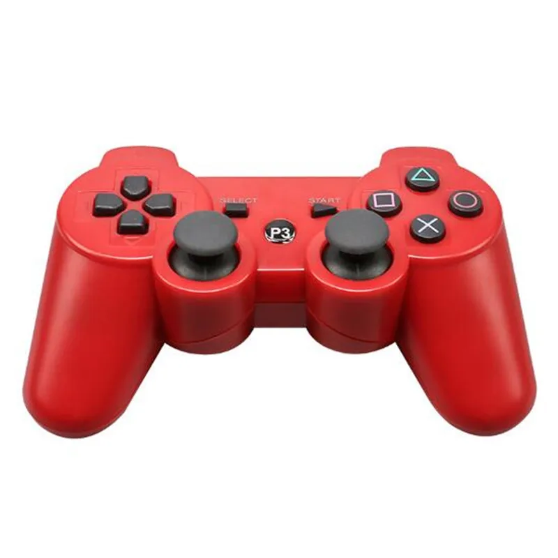 Для sony PlayStation 3 контроллер беспроводной Bluetooth геймпад джойстик для PS3/геймпады для ПК контроллер - Цвет: red