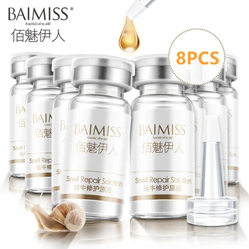 

BAIMISS 8pcs Snail Repair Serum Acne Treatment BalckHead Remover Face Skin Care Sets Anti Wrinkle Whitening Pimple Night Cream