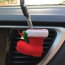 Автомобильный освежитель воздуха Духи вентиляционный зажим Рождественский сапог обуви Кондиционер Вентиляционный Ароматизатор для автомобиля зажимы украшения интерьера